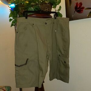 Eight 732 Cargo shorts khaki dark- loose fit